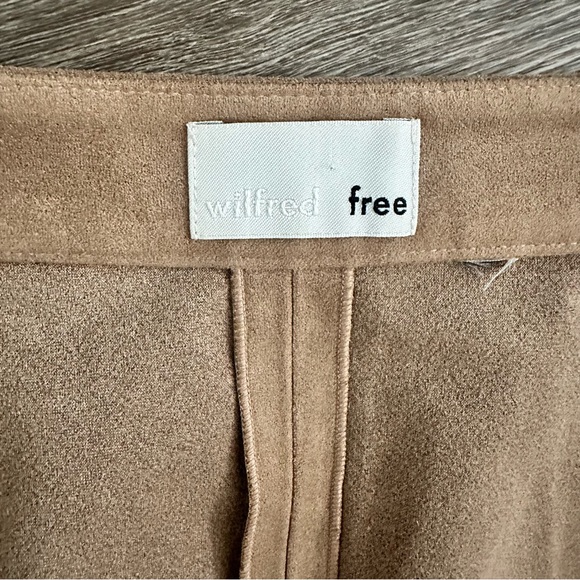 Sz 0 Aritzia WILFRED FREE Centinela Faux Suede Mini Skirt - Picture 5 of 5